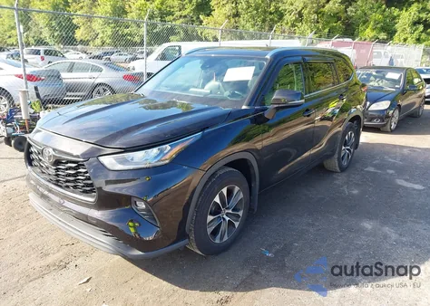 2020 Toyota Highlander Xle from USA, damaged, VIN 5TDGZRBH5LS012741